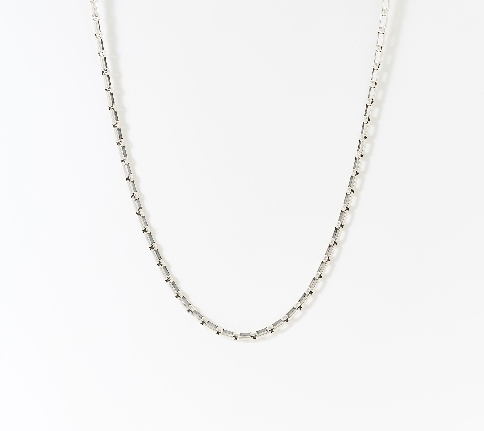 Christian James by Scott Grimes Sterling 1x1 Luciano Chain Necklace 11.5g