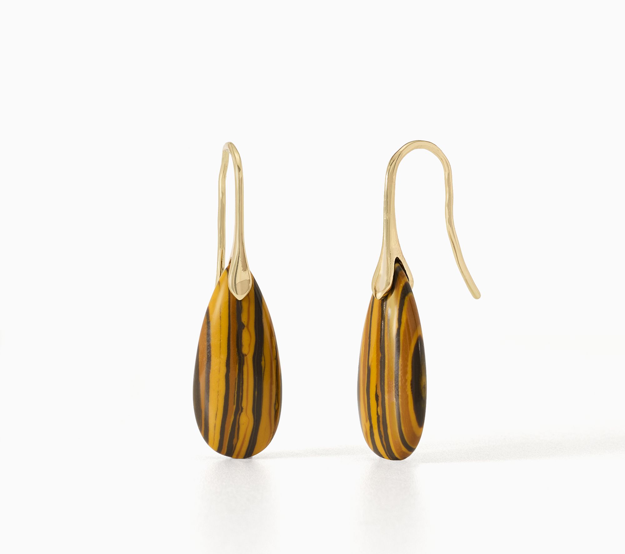 Kim Gravel Simulated Gemstone Pear Shaped Drop Earrings