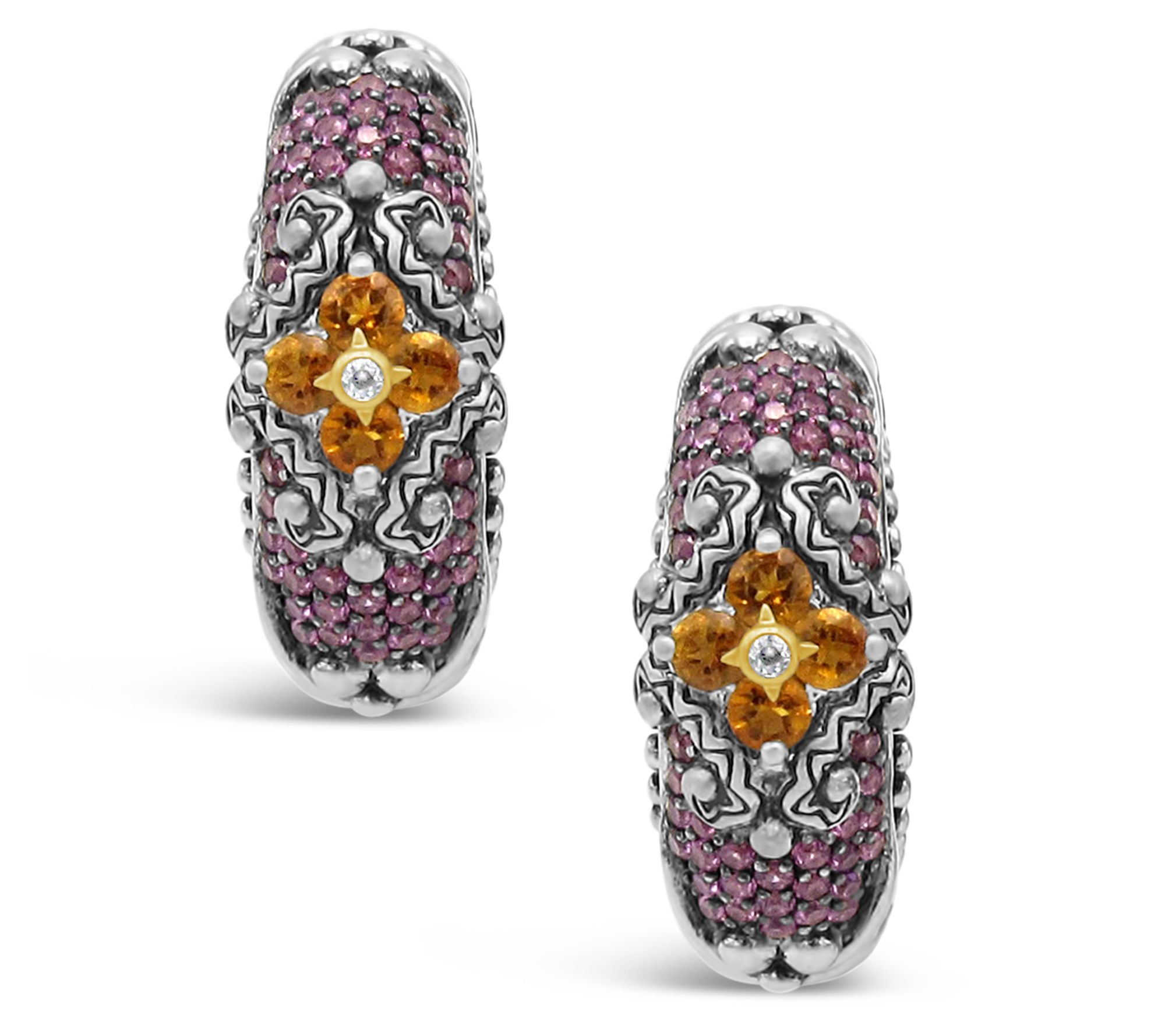 Barbara Bixby Sterling Silver/18K Gold GemstoneEarrings