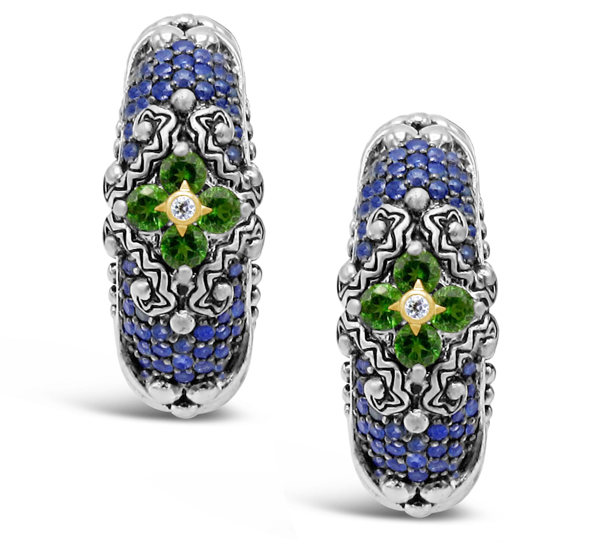 Barbara Bixby Sterling Silver/18K Gold GemstoneEarrings