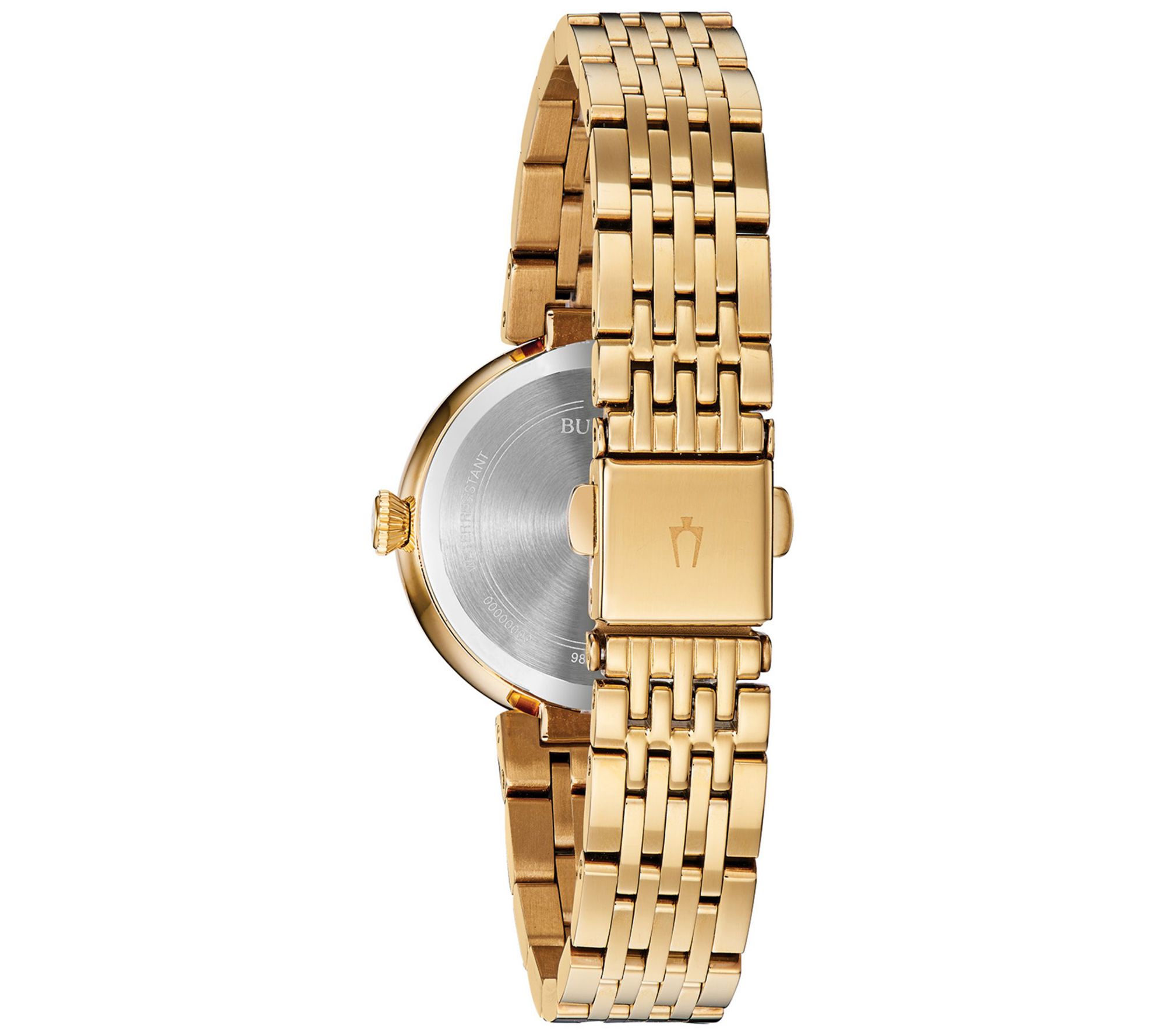 Bulova Womens Goldtone Watch & Bracelet Gift Set - QVC.com