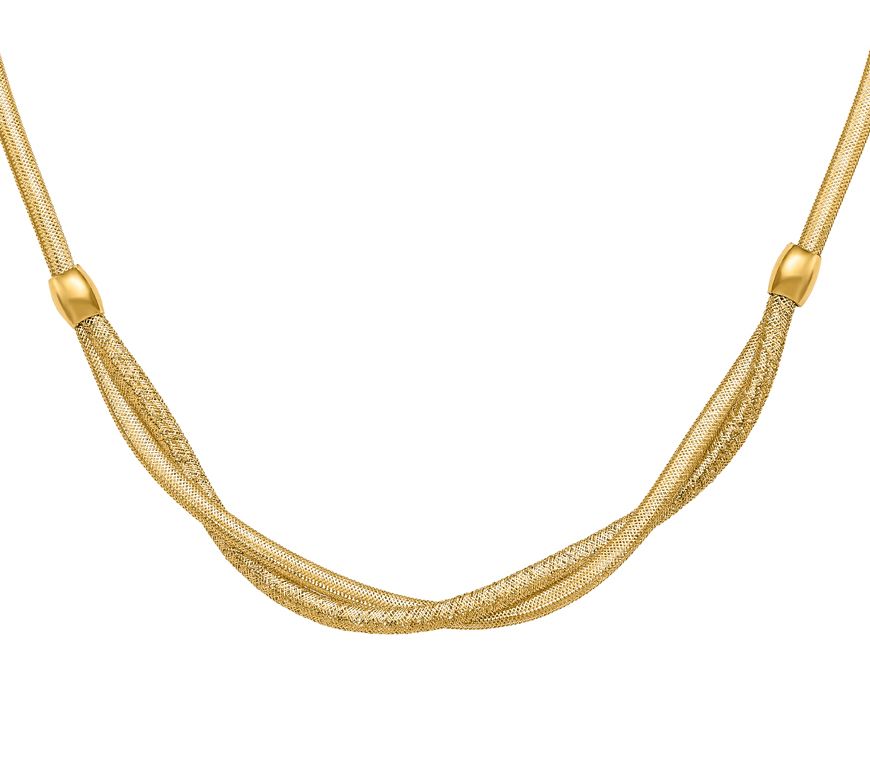 Gold Twisted Rope Necklace