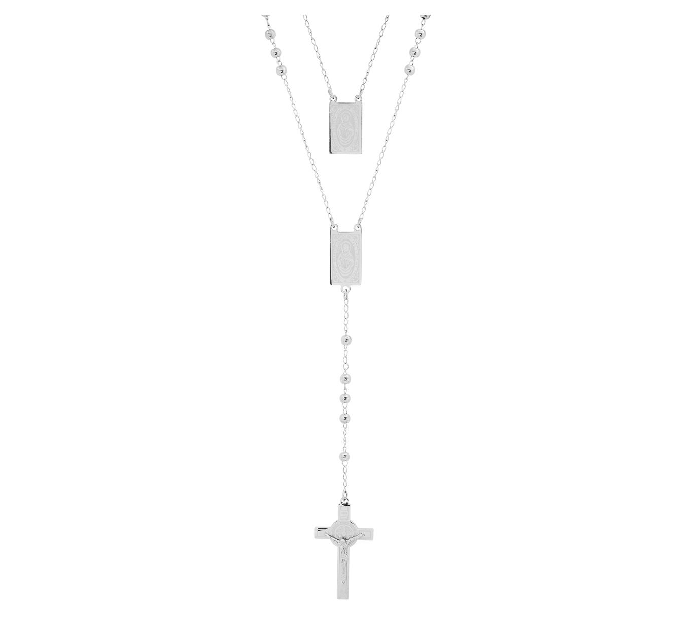 Steel by Design Men's Stainless Steel Rosary