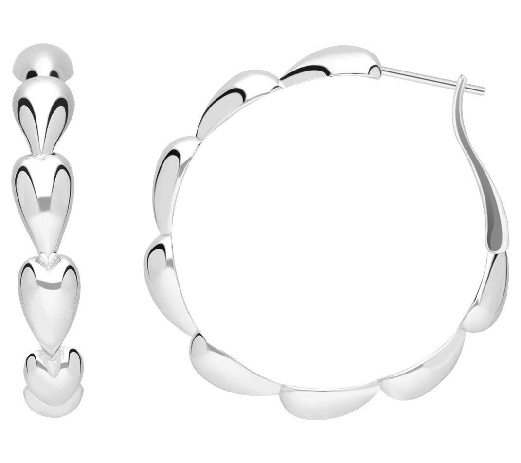 Margo Manhattan Sterling Silver Aryn Hoop Earrings