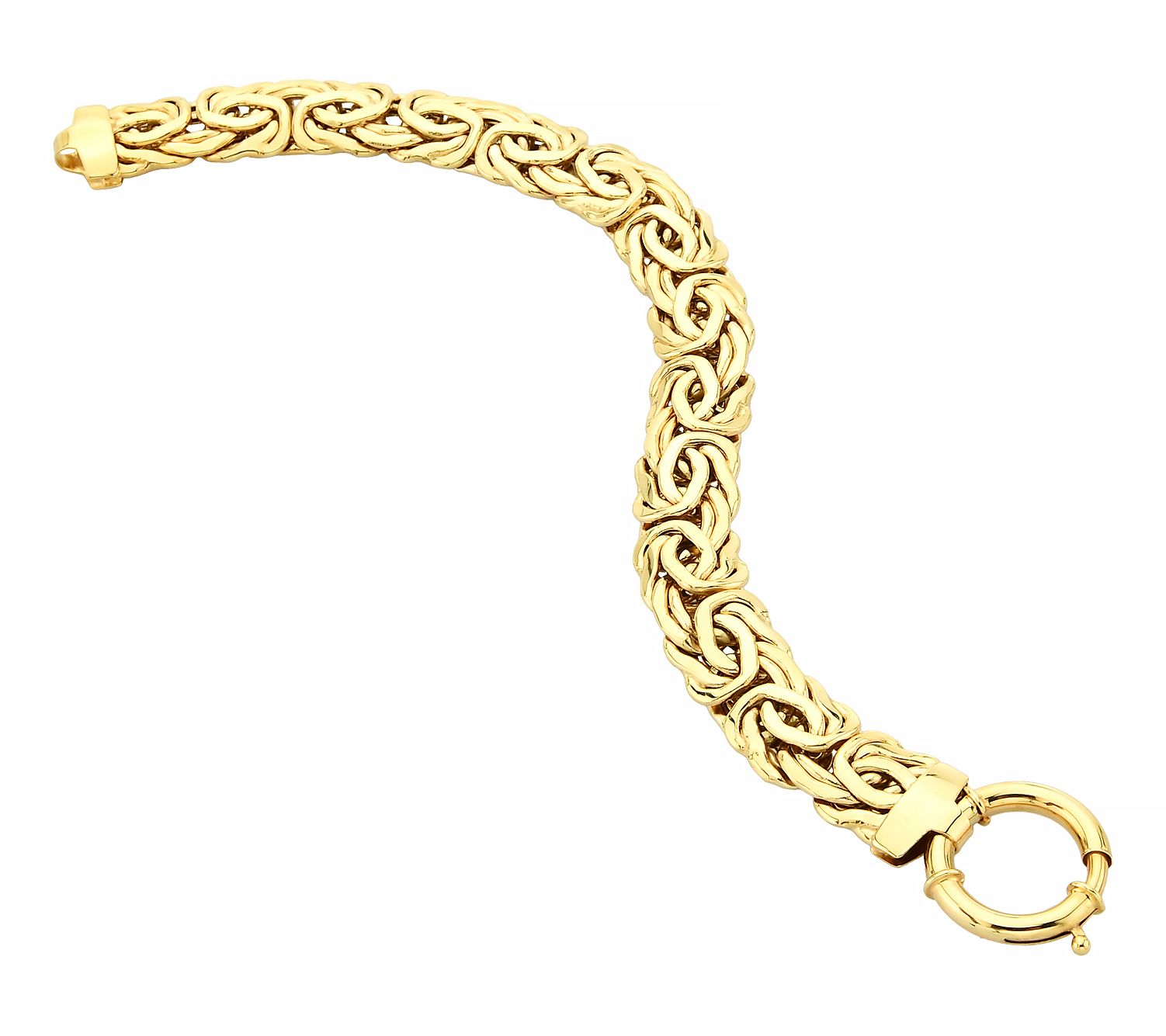 Adorna 14K Gold Bold Byzantine Chain Bracelet