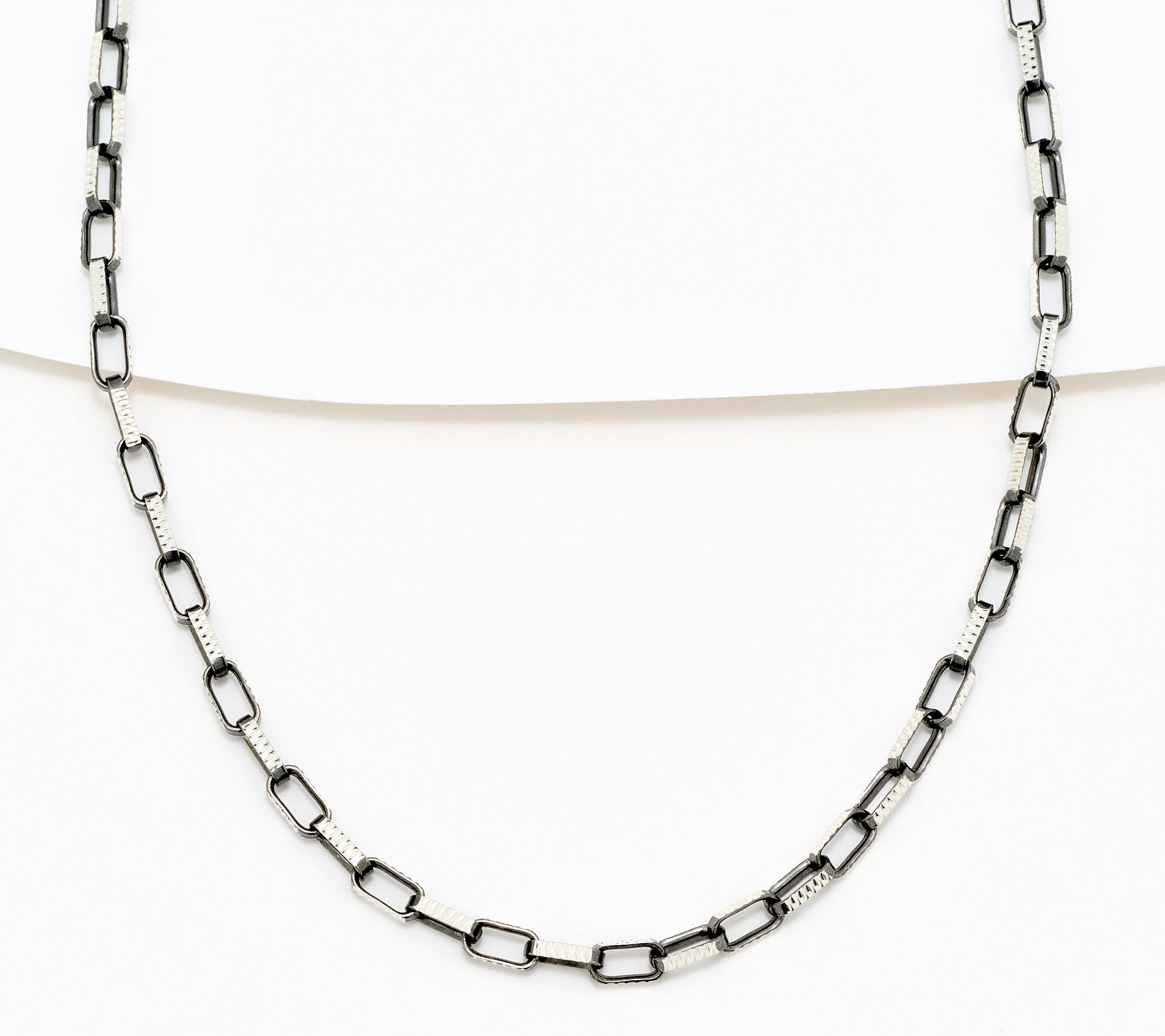 David Markstein Sterling Silver Premiere Luxe 20" Paperclip Necklace