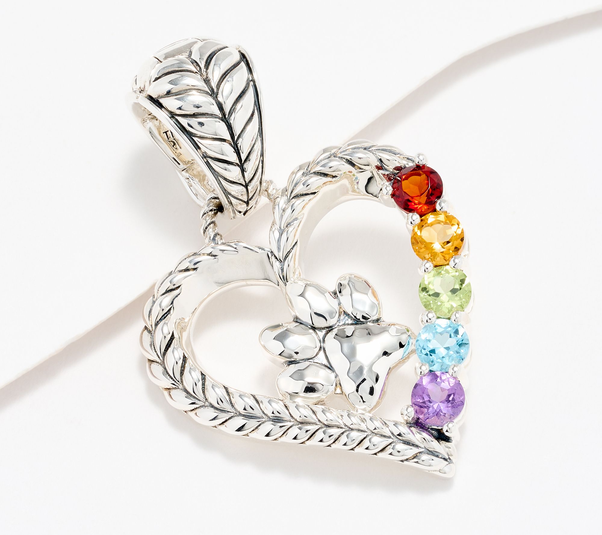 JAI Sterling Silver Rainbox Bridge Paw Enhancer