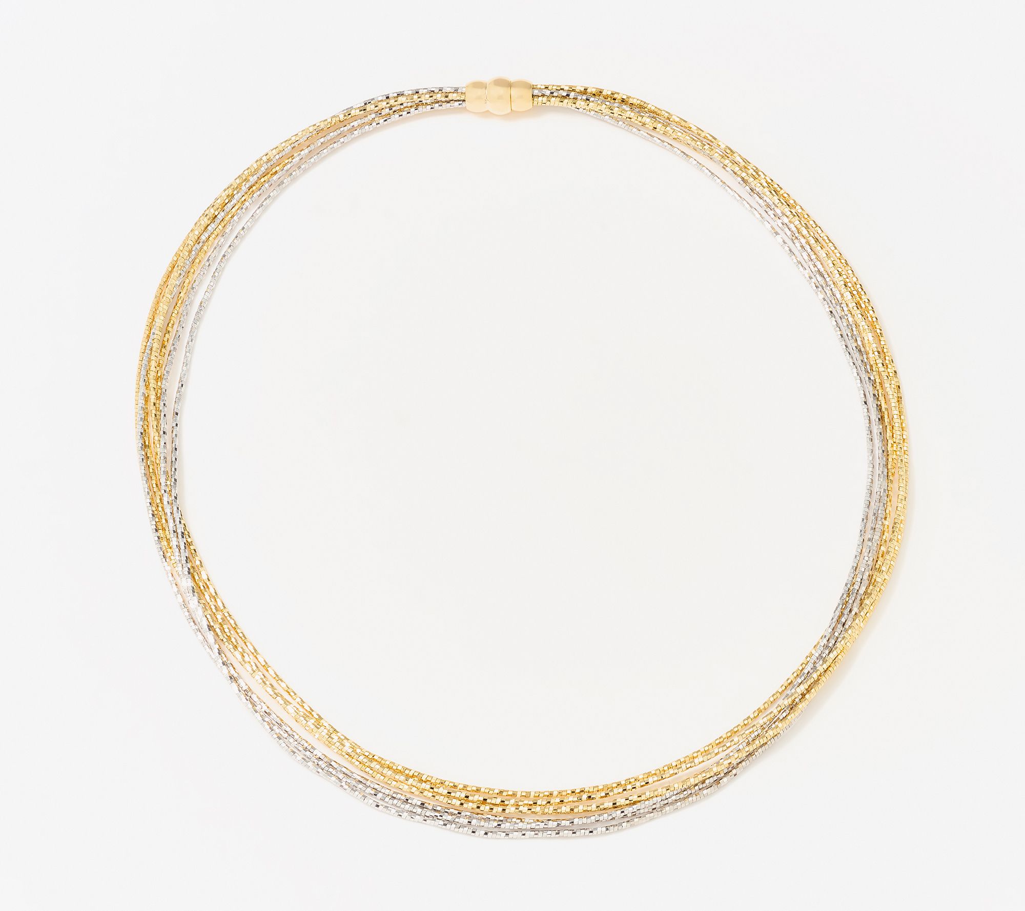  David Markstein Bronze 7-Strand Omega Necklace - J457260