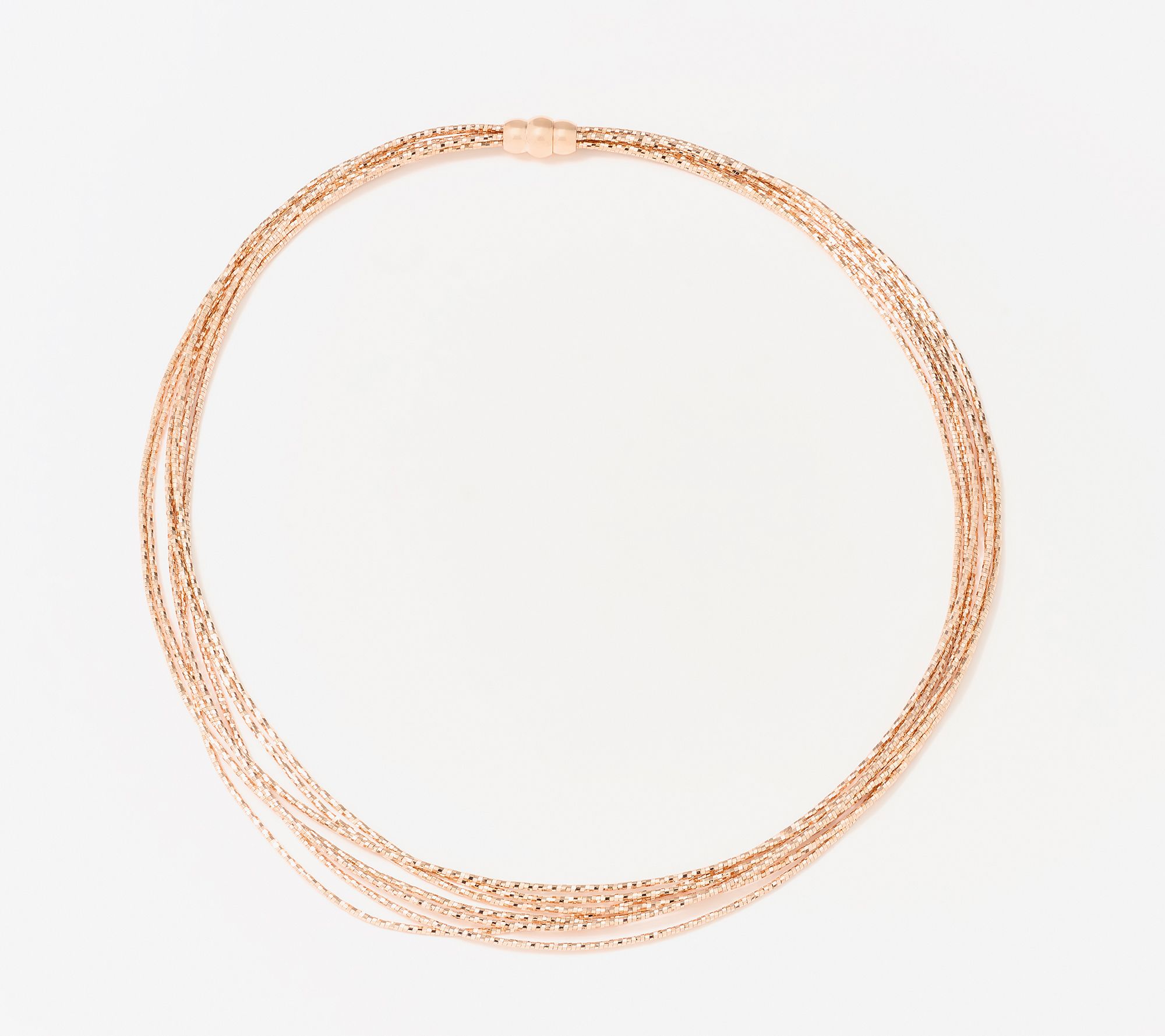 David Markstein Bronze 7-Strand Omega Necklace