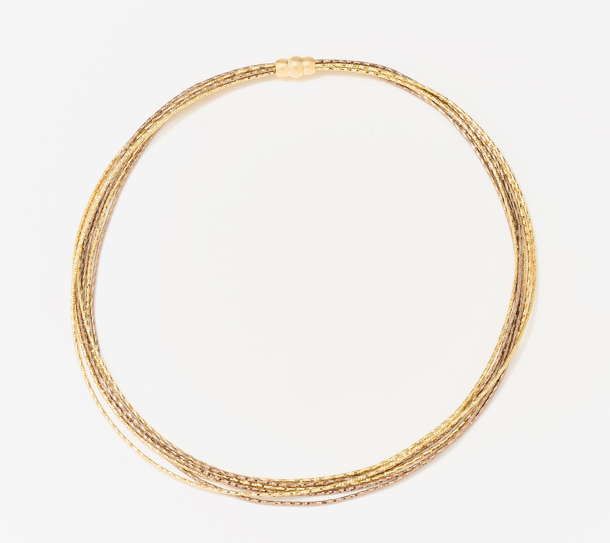 David Markstein Bronze 7-Strand Omega Necklace