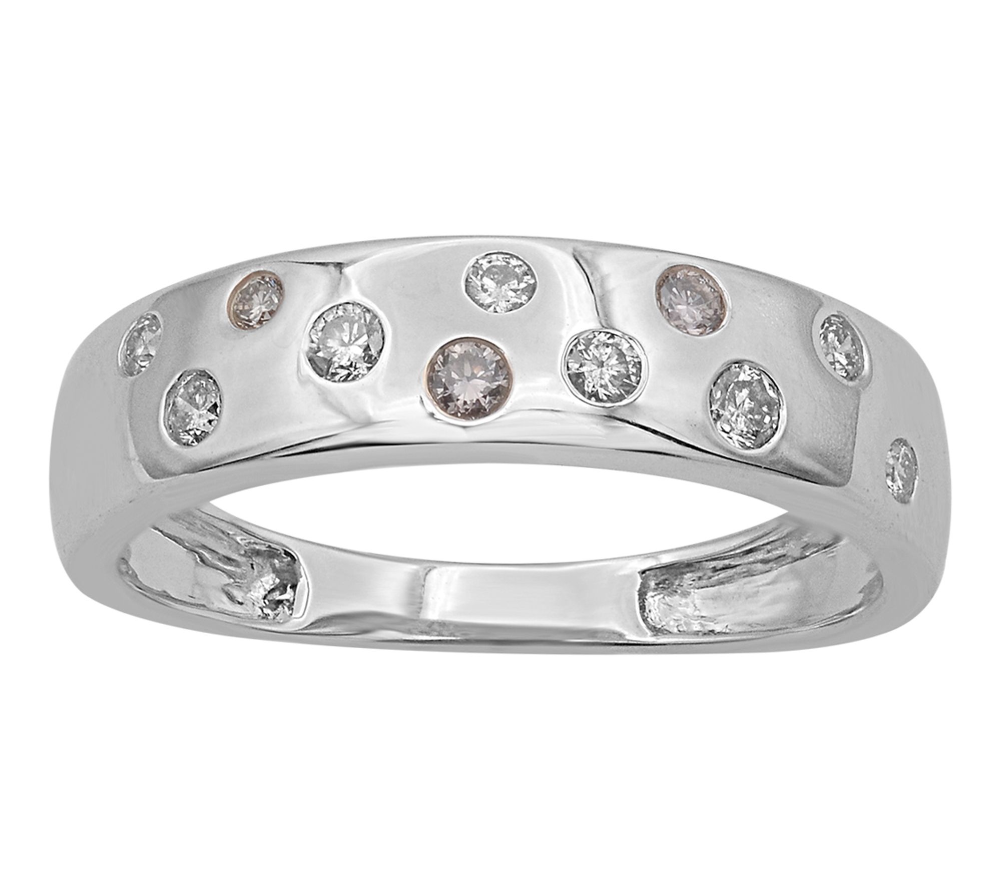 Accents by Affinity Scattered Diamond Band Ring, Sterling