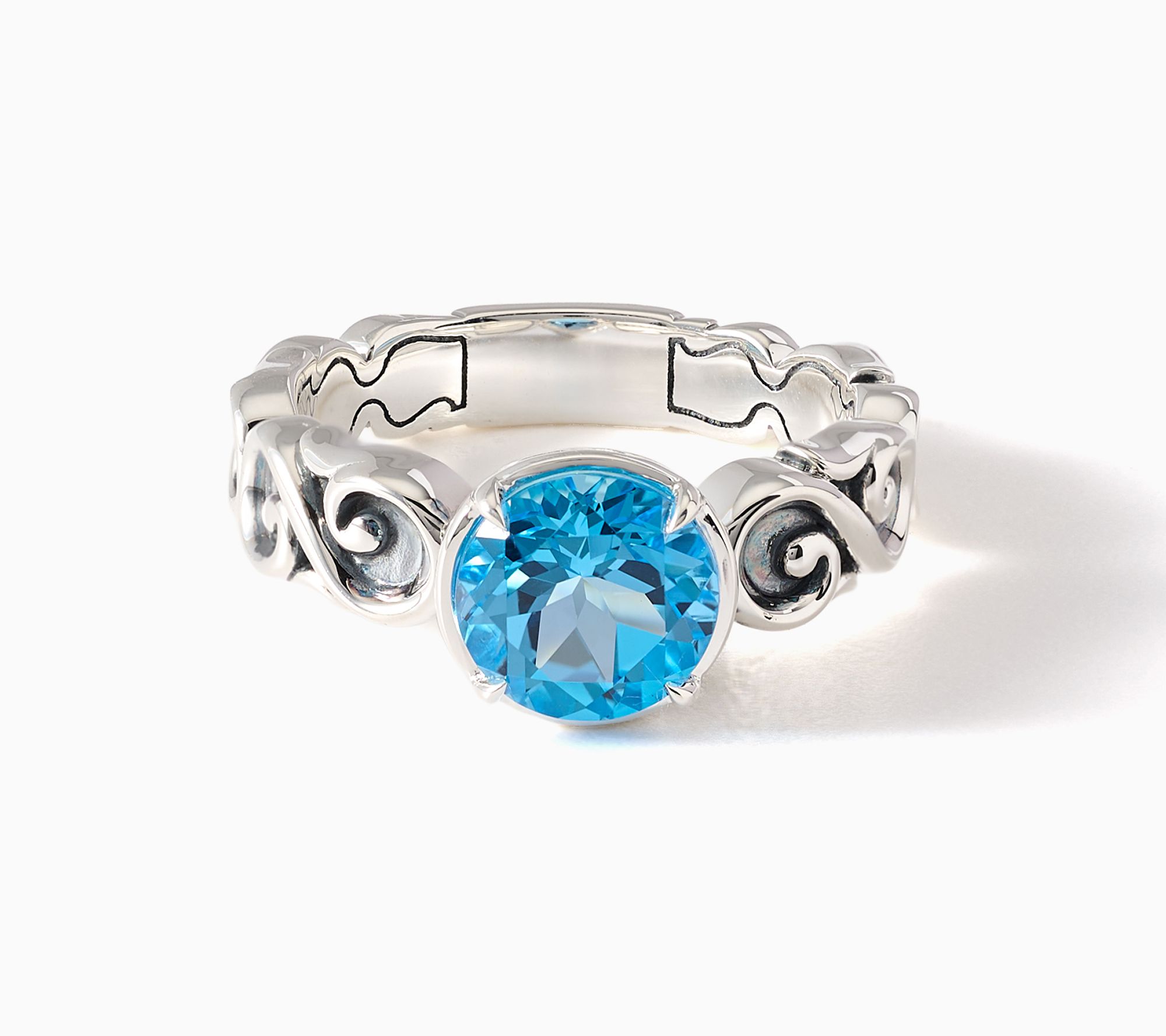 Third Person Sterling Silver Creative Soul Gemstone Ring
