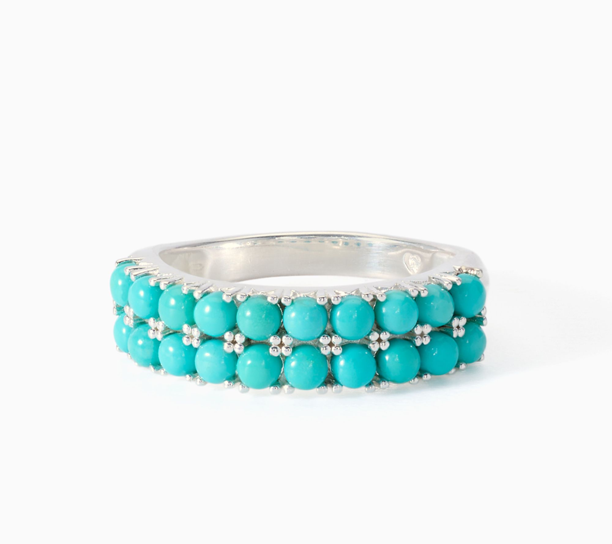 Christian James x Scott Grimes Sterling Ripple Gemstone Ring