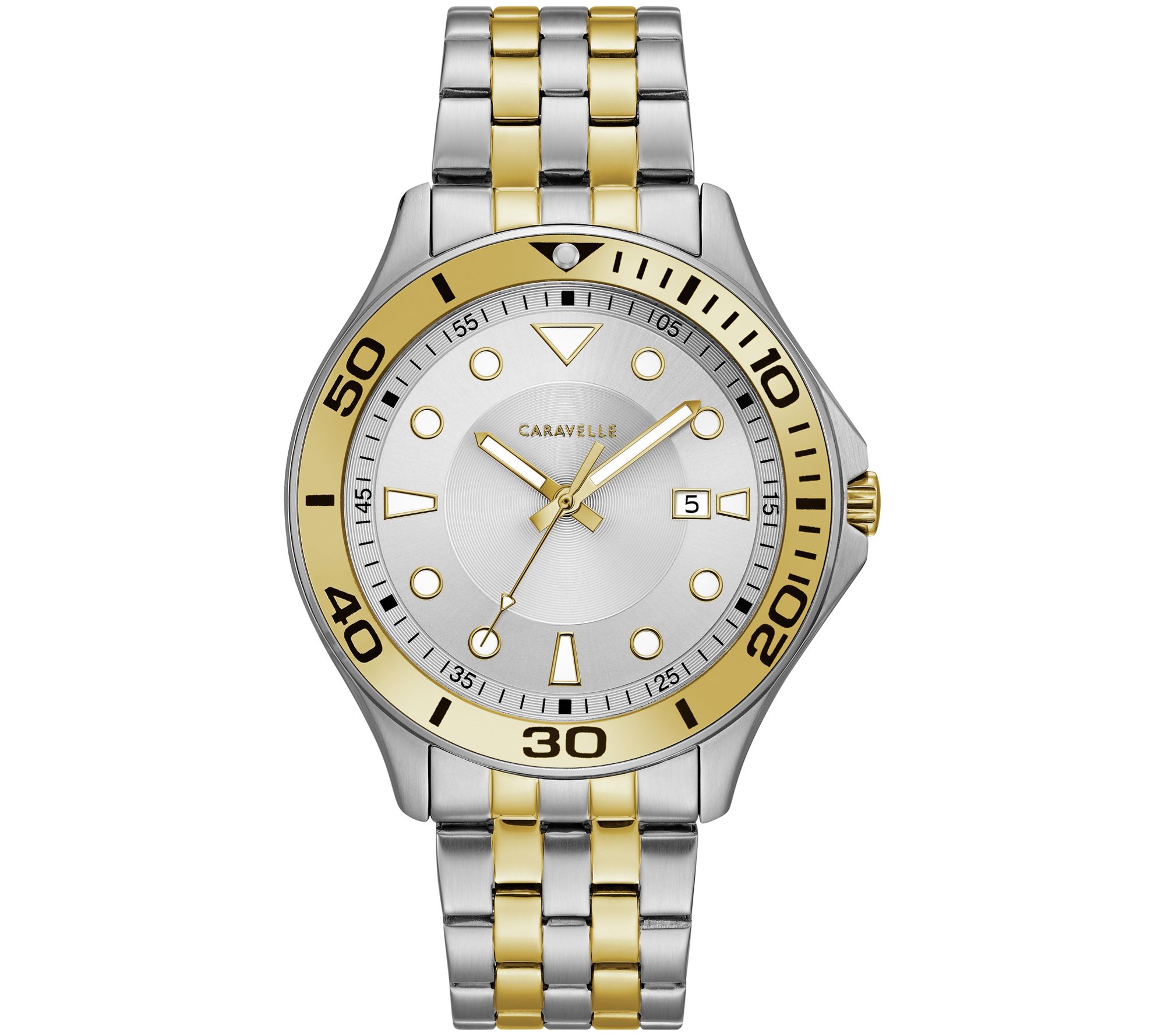 Caravelle by Bulova Men's TwoTone Bracelet Watch