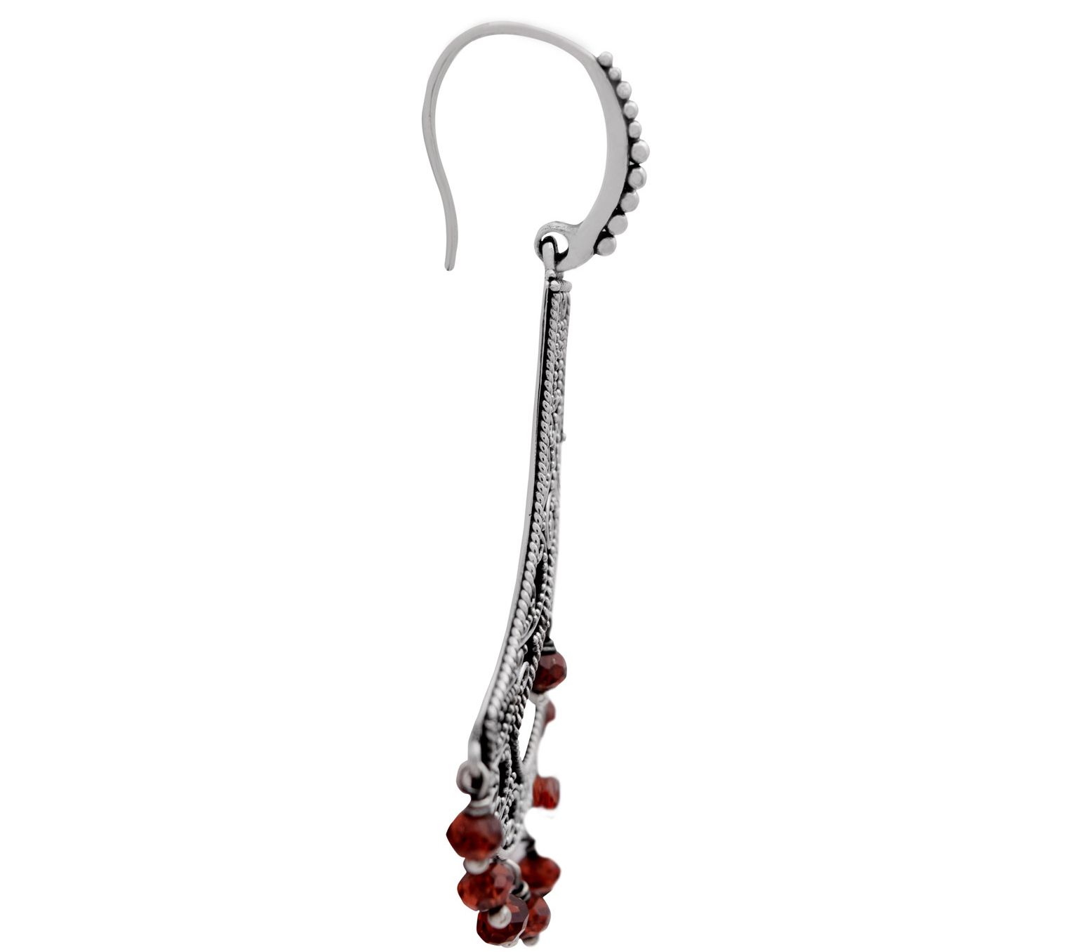 Artisan Crafted Sterling Silver Chandelier Earrings