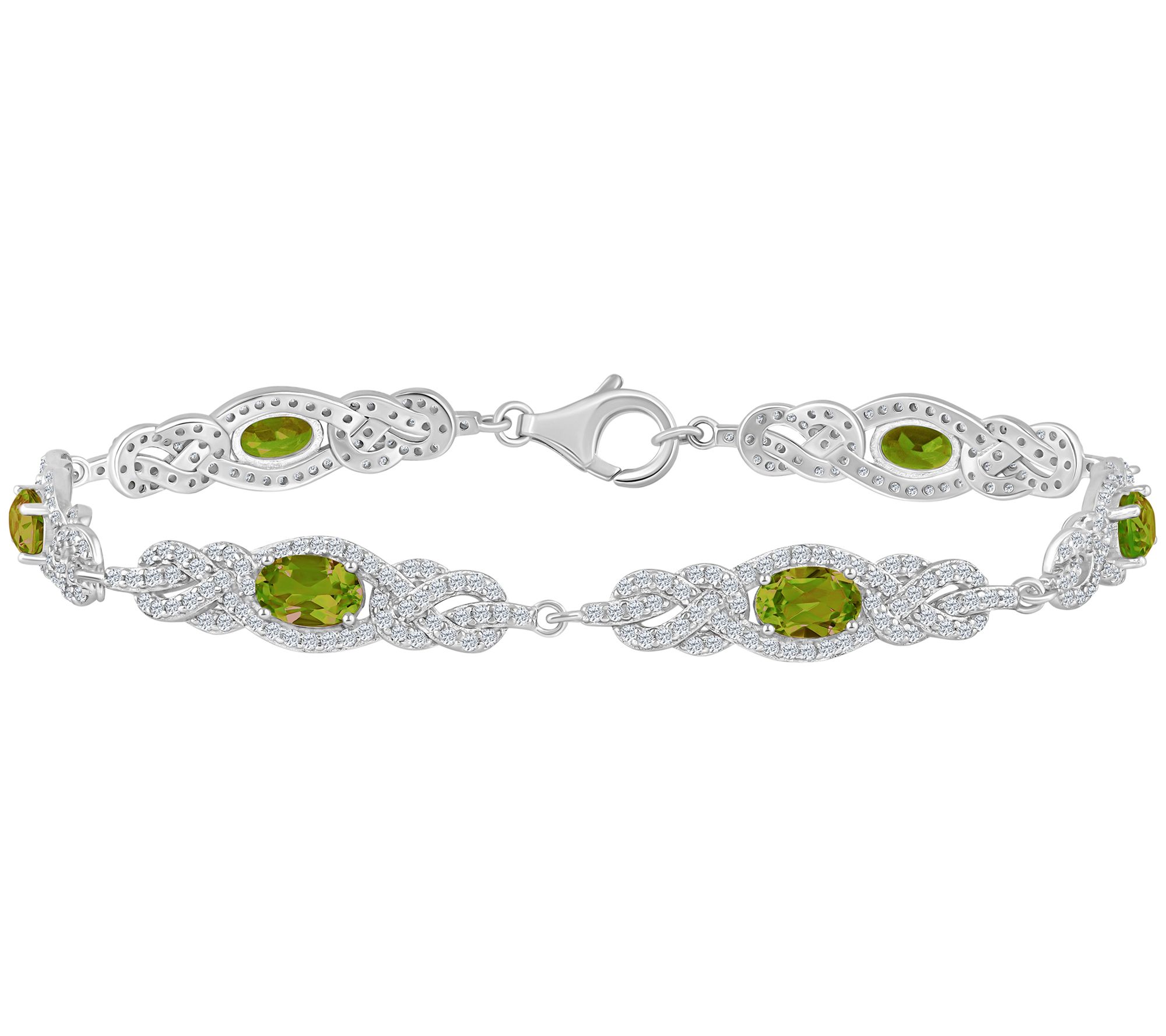 Affinity Gems Multi-Gemstone Tennis Bracelet, Sterling