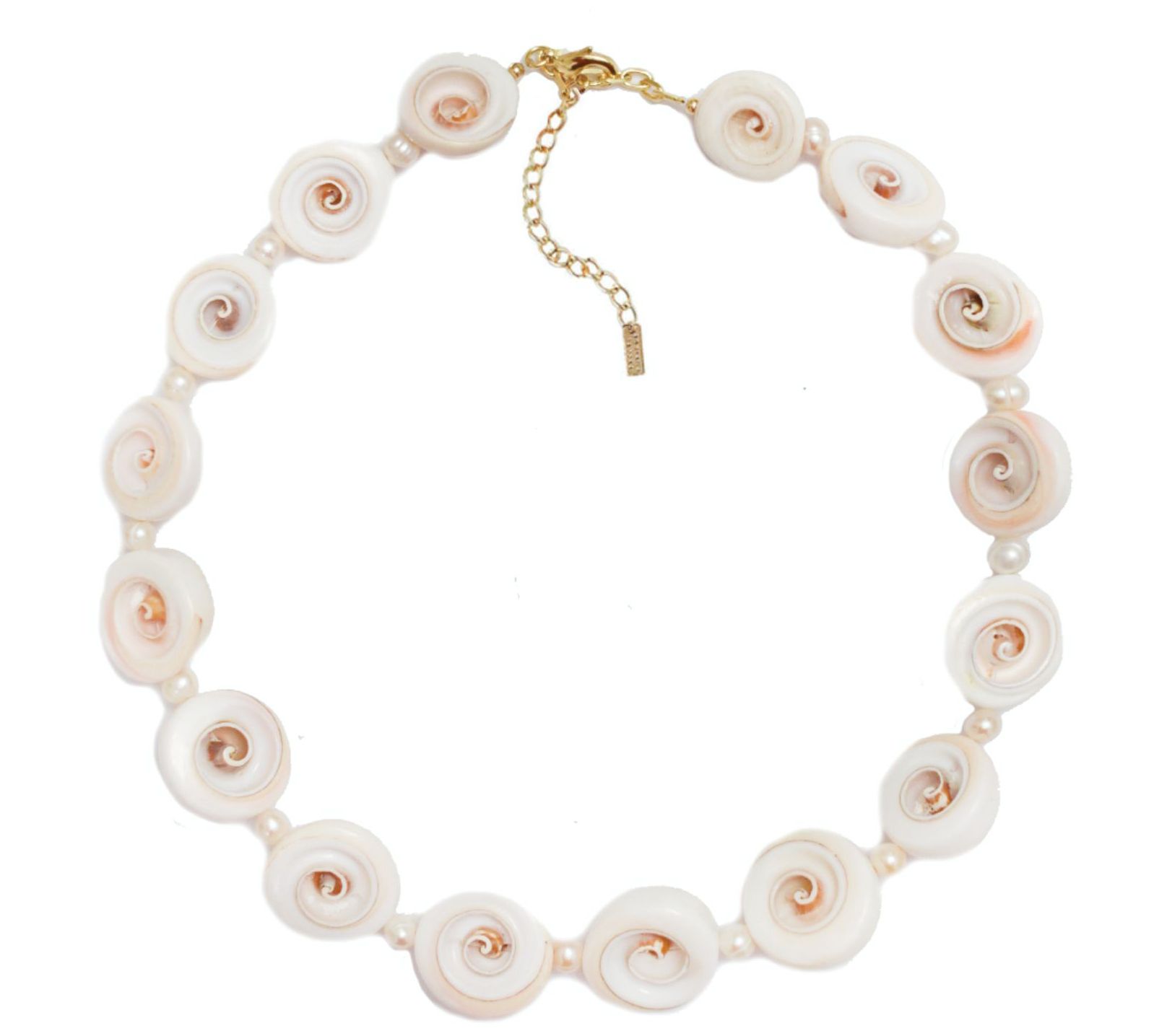 Adriana Pappas Designs Spiral Shell Necklace 