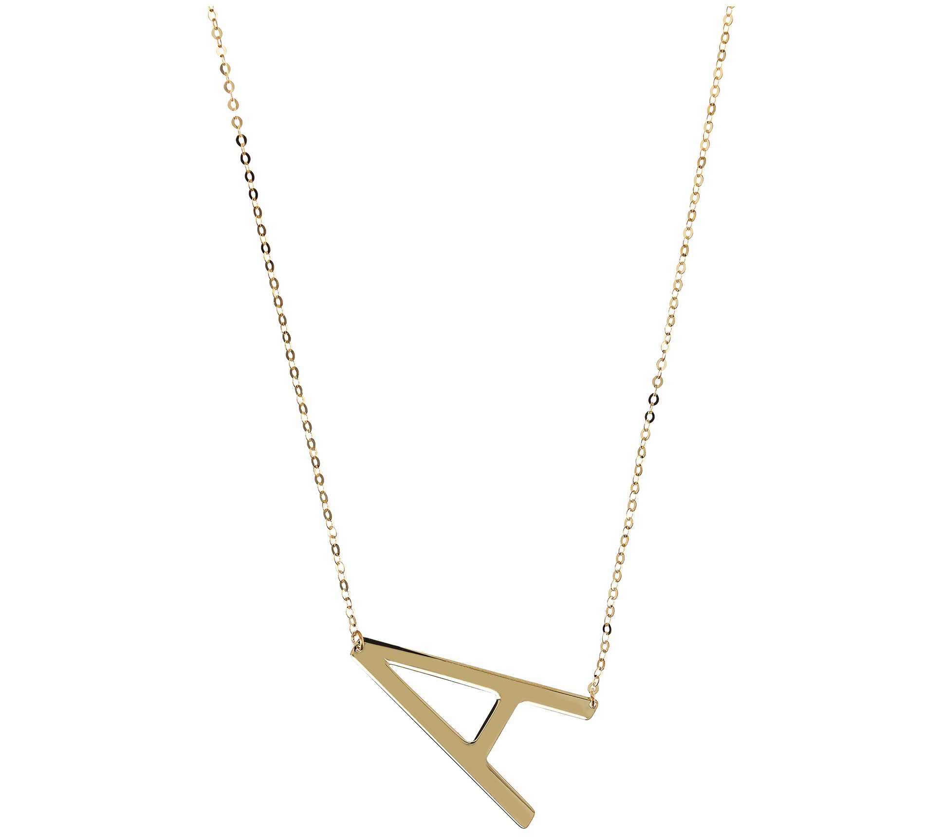 Initial necklace clearance gold 14k