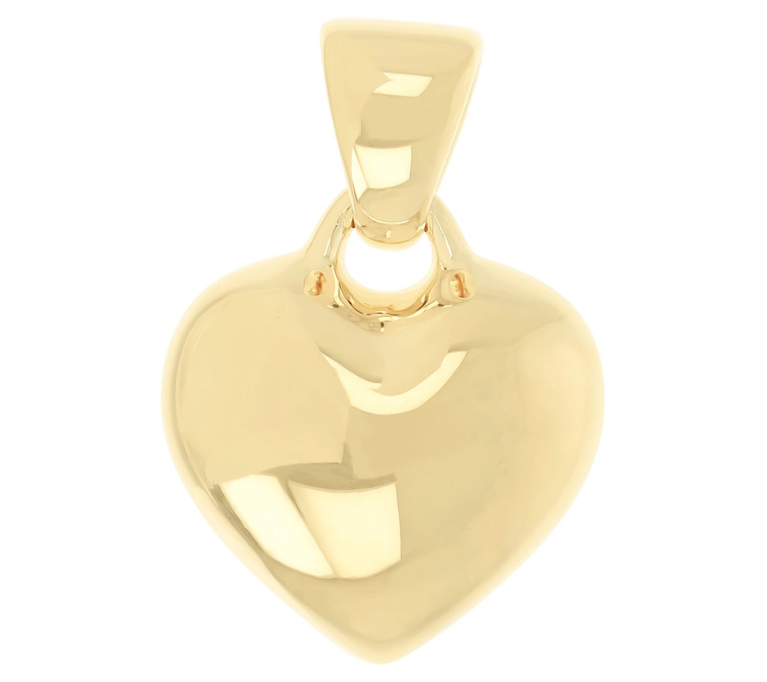 BellaOro Polished Puffed Heart Pendant
