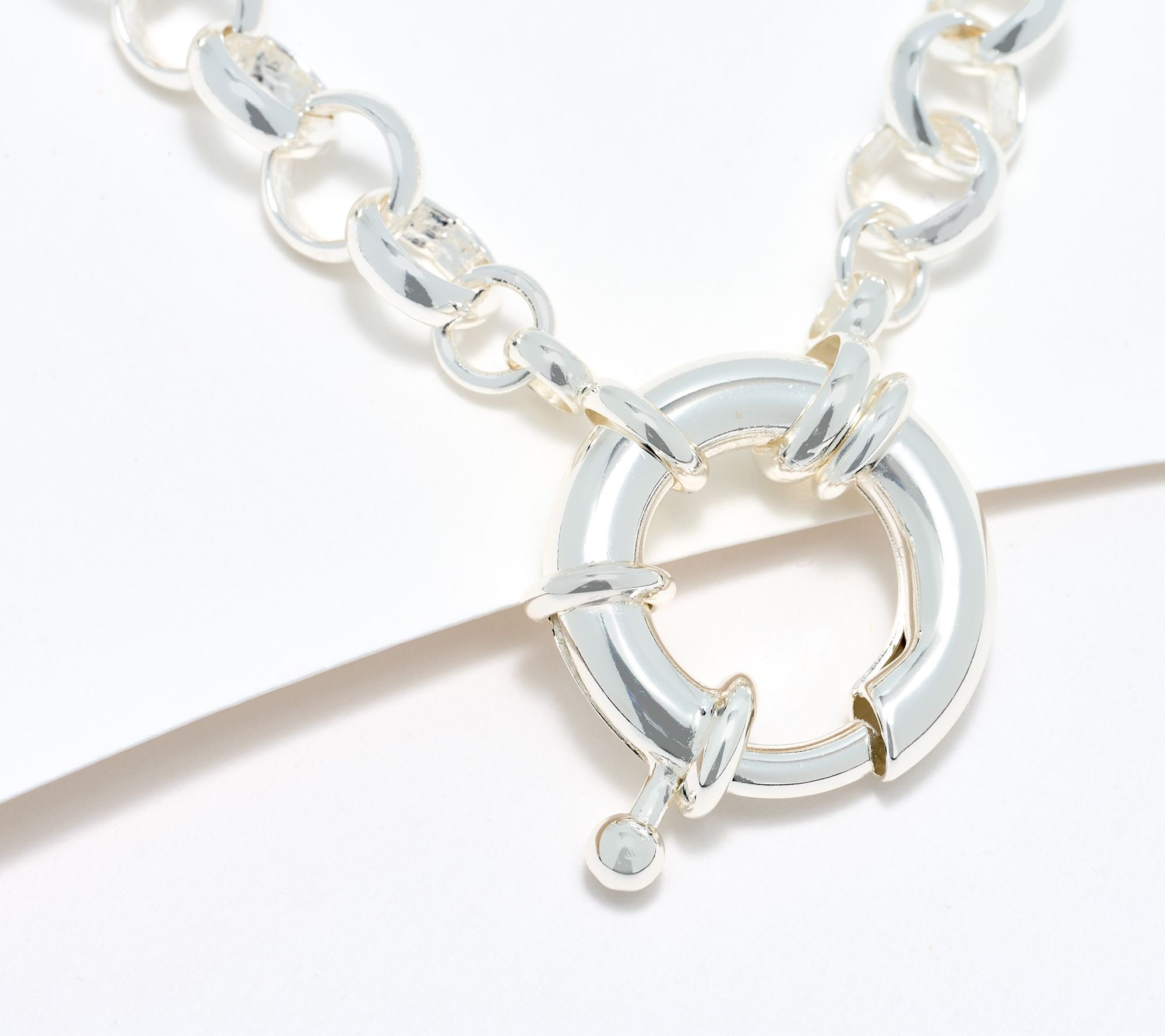 Kirks Folly Sailor Loop Rolo 18" Chain Necklace with Extender