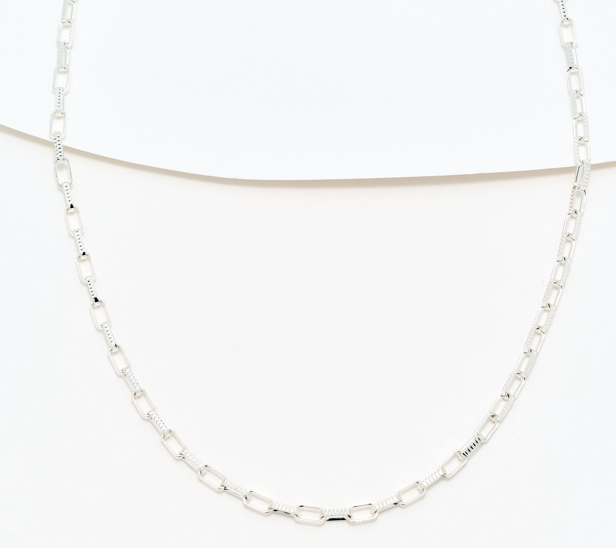 David Markstein Sterling Silver Premiere Luxe Paperclip 22" Necklace