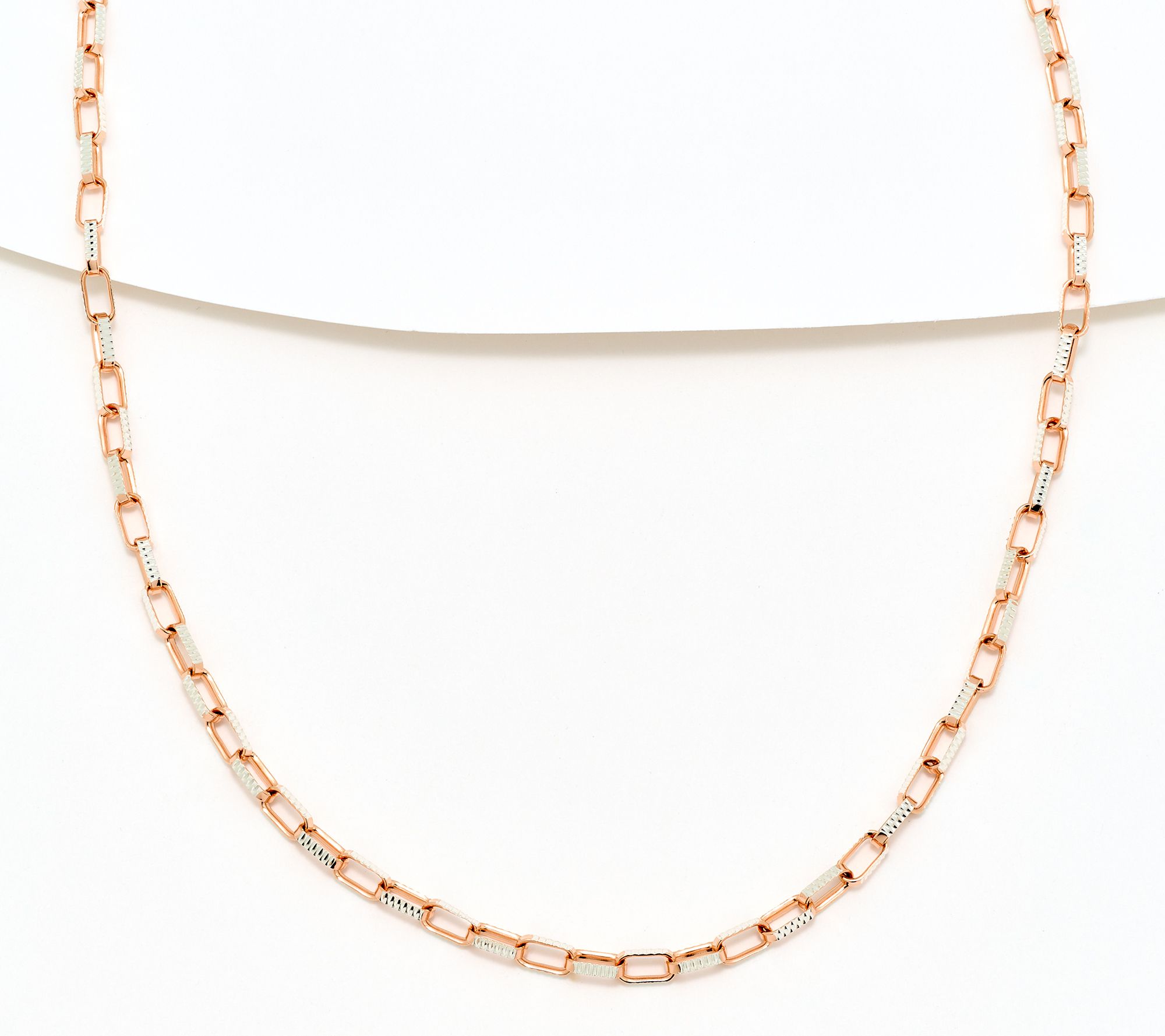 David Markstein Sterling Silver Premiere Luxe Paperclip 22" Necklace