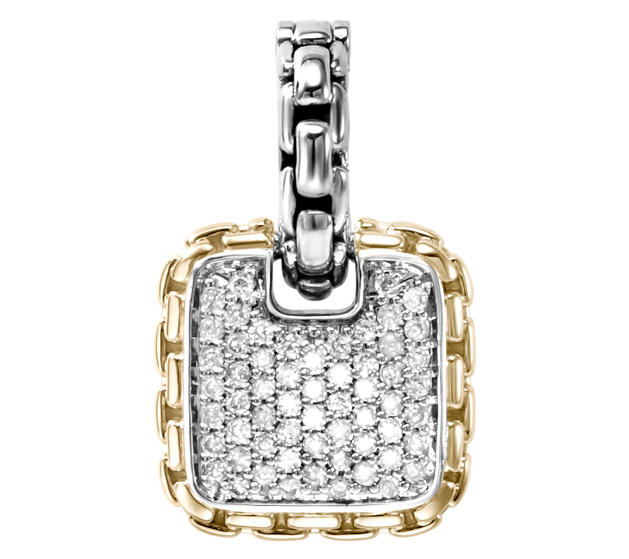 JAI Sterling Silver & 14K Gold Diamond Enhancer
