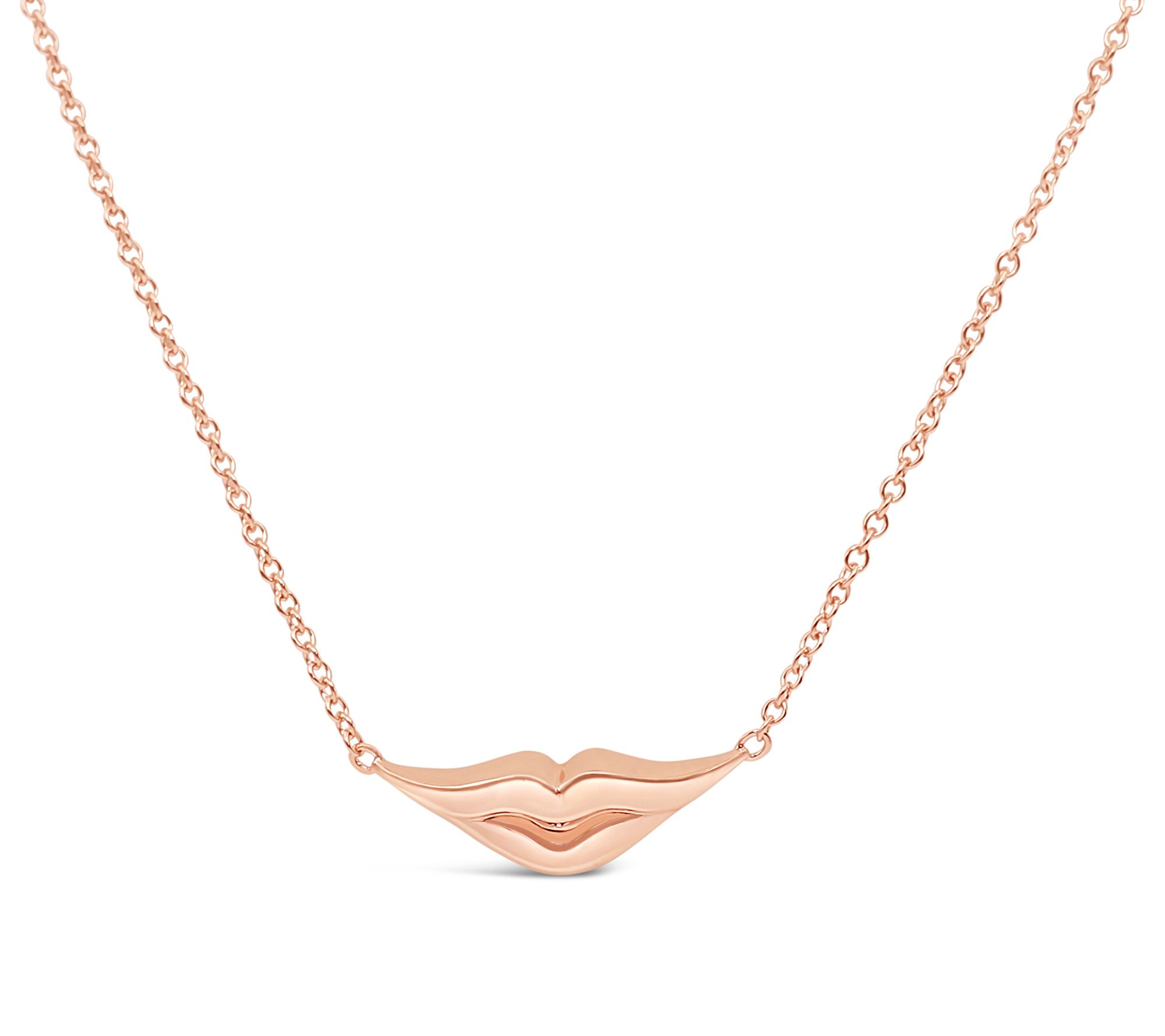 Margo Manhattan Silver 14K Rose Gold Clad BellaNecklace