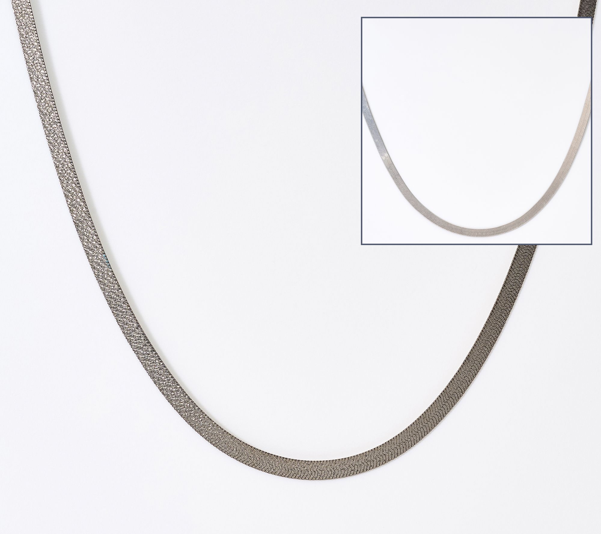 David Markstein Bronze Nuovo Herringbone Necklace, 16"