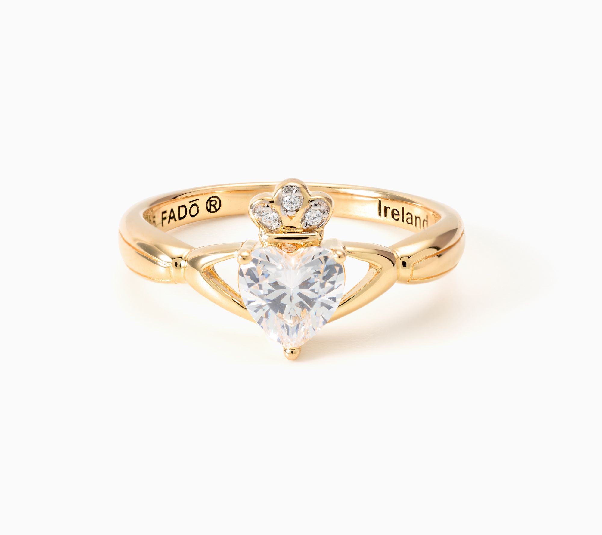 Fado 14K Gold Vermeil Claddagh Ring