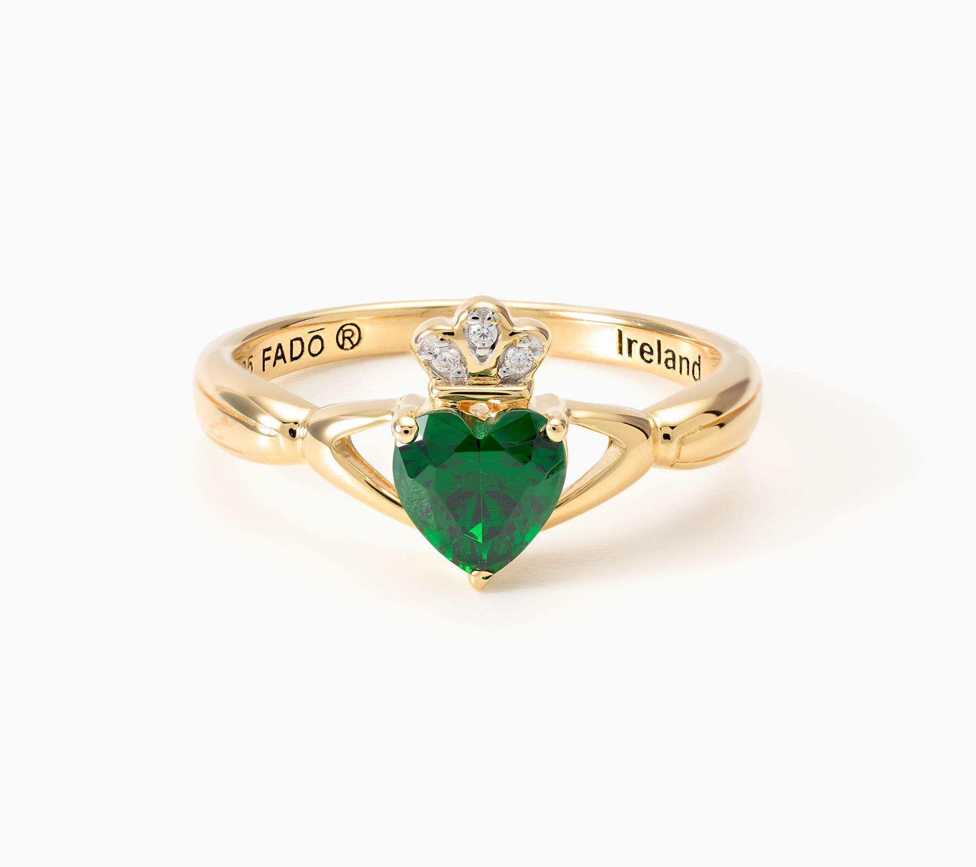 Fado 14K Gold Vermeil Claddagh Ring