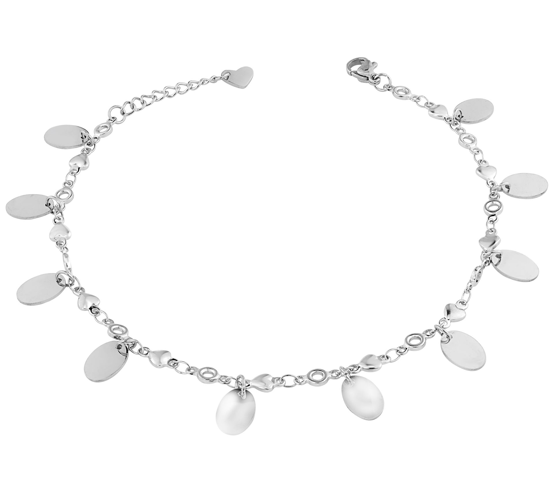 Steel by Design Multi Oval Disc Anklet