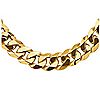 14K Gold 20" Beveled Curb Link Necklace, 78.3g, 1 of 2