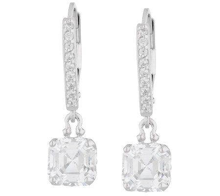 Tacori IV Diamonique Epiphany Asscher Cut Earrings - Page 1 — QVC.com