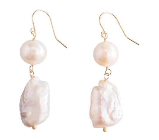 Alkeme 10K Gold Cultured Pearl Dangle Earrings