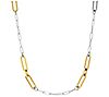 Steel by Design 36" Paperclip Link Station Necklace, 2 of 3
