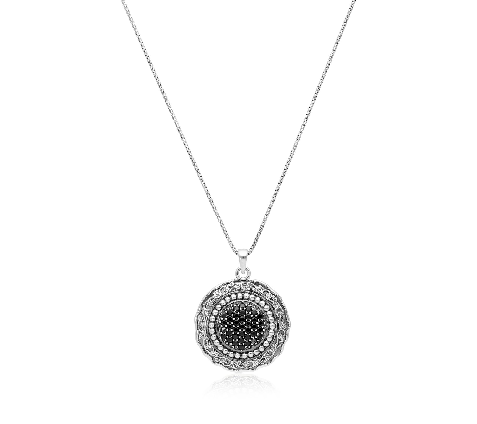 Or Paz Sterling Silver Gemstone Pendant w/ Chain