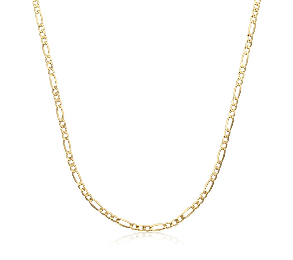 Adi Paz 14K Gold Figaro Chain Necklace - QVC.com