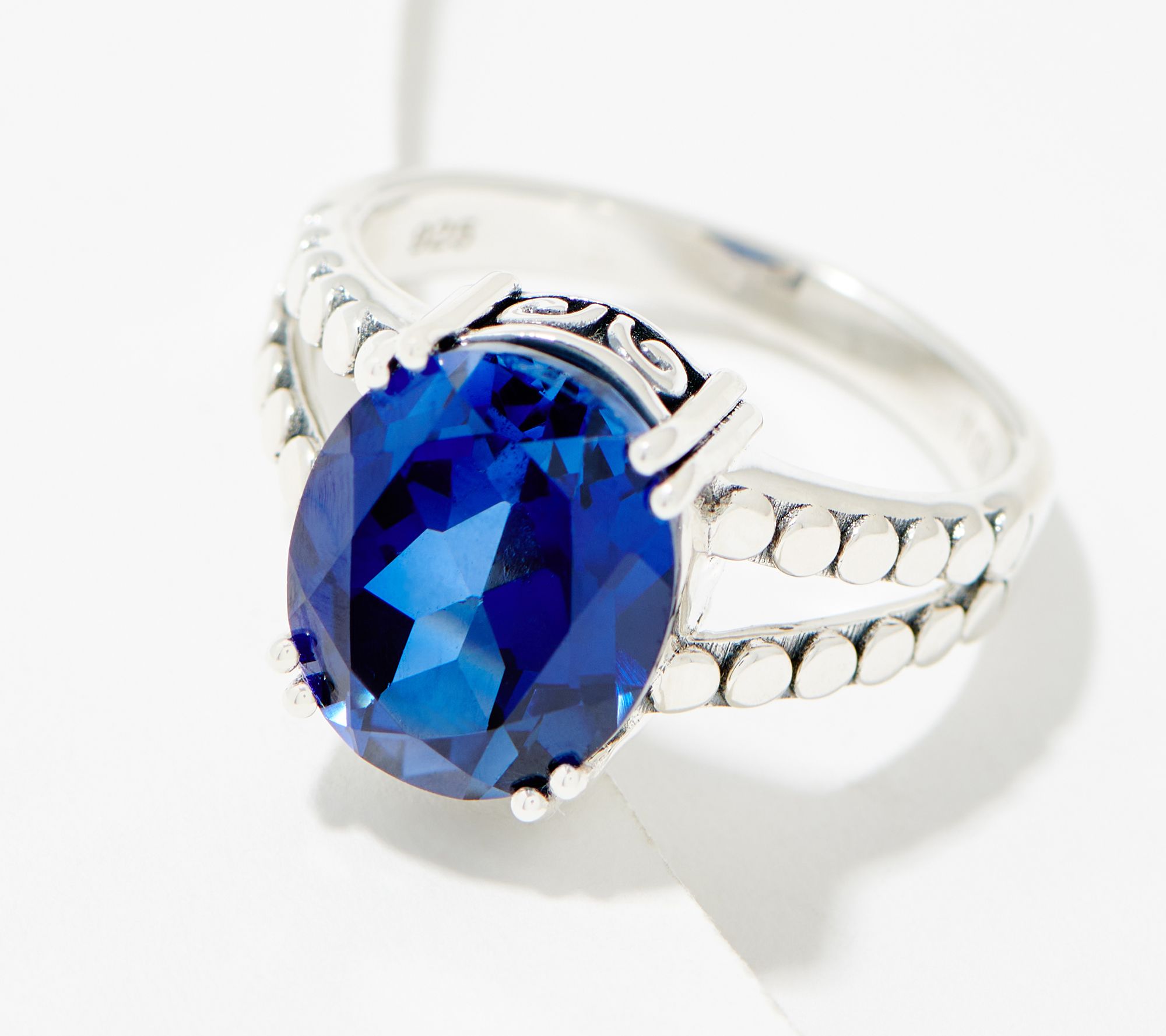 As Is Artisan Crafted by Robert Manse Open Shank Oval Ring