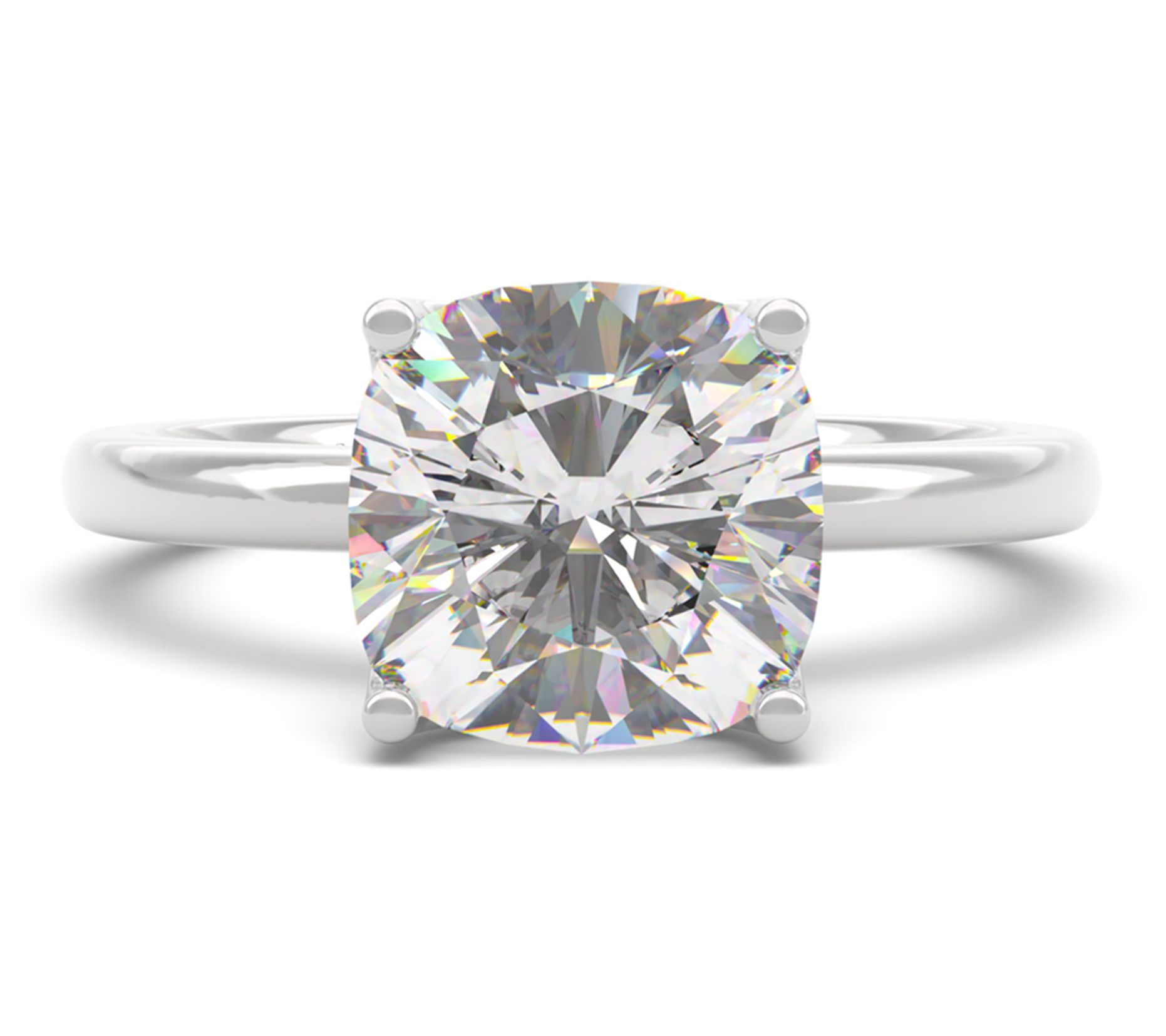 Brilliant Rose 3.00 cttw Lab Grown Diamond Ring , 14K Gold