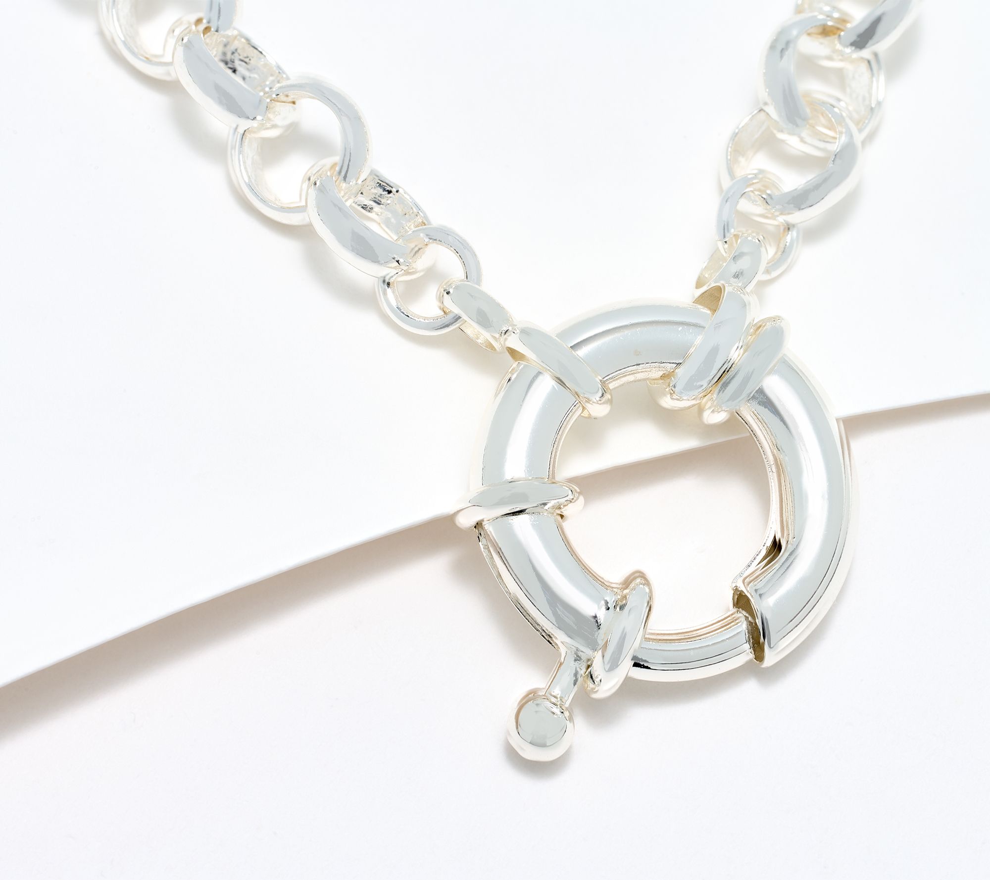 Kirks Folly Sailor Loop Rolo 32" Chain Necklace with Extender