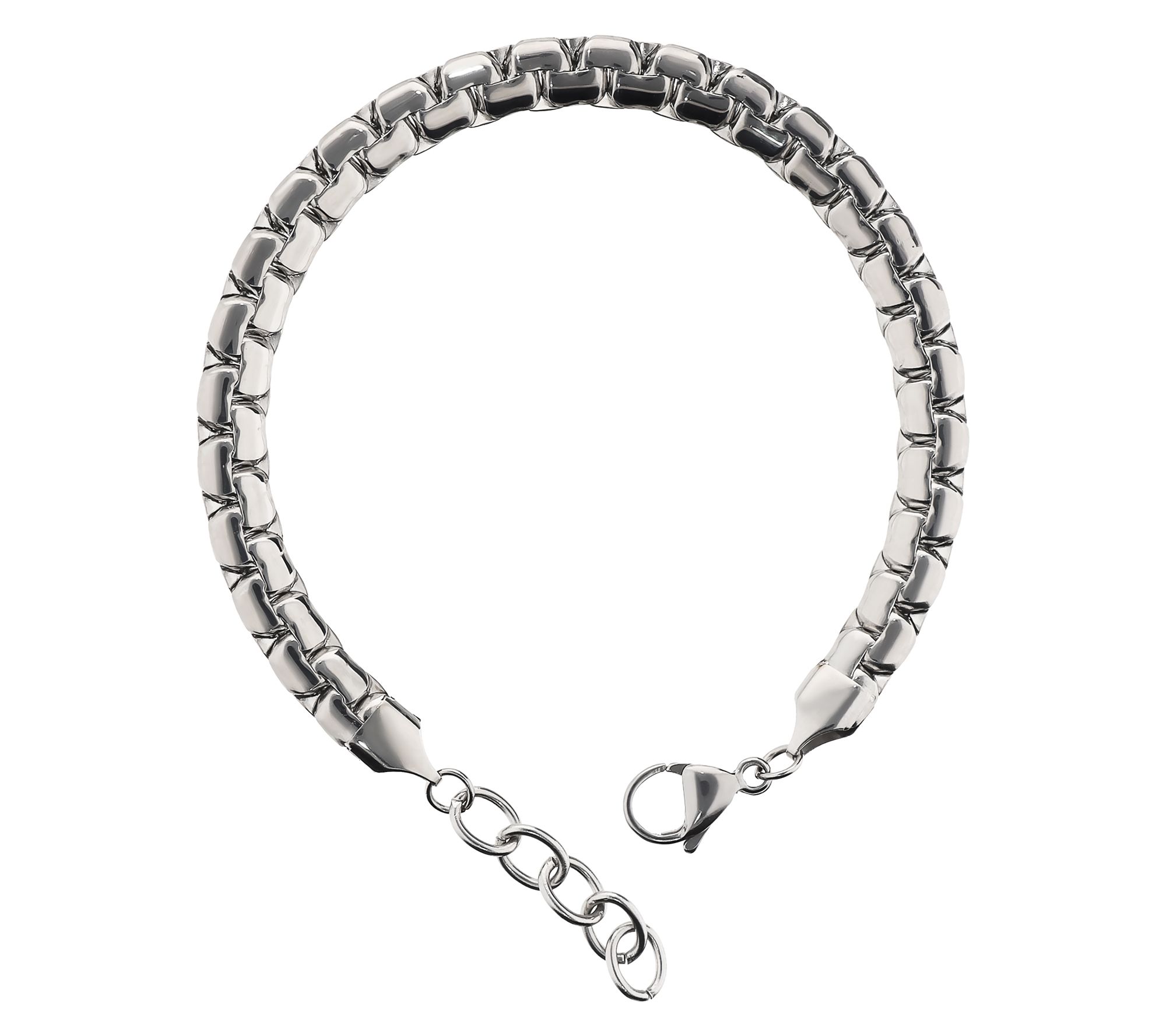 Steel By Design Men's Box Chain Bracelet
