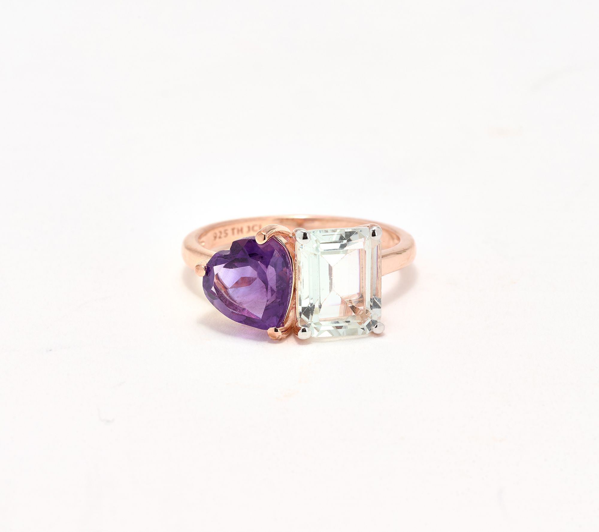 JEN by Jennifer Miller Toi et Moi Gemstone Ring, Sterling Silver