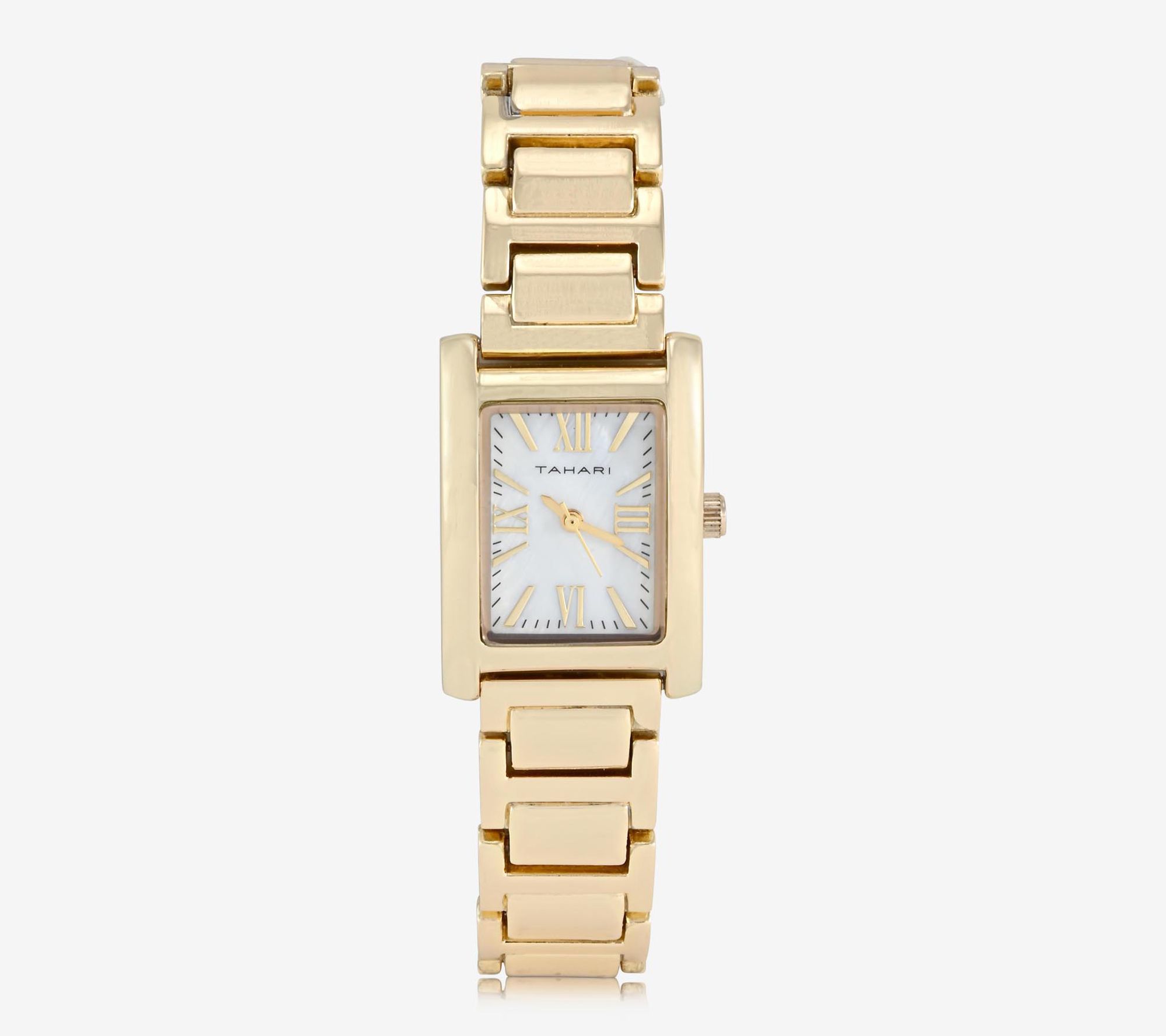 Tahari Women's Goldtone Rectangle Watch