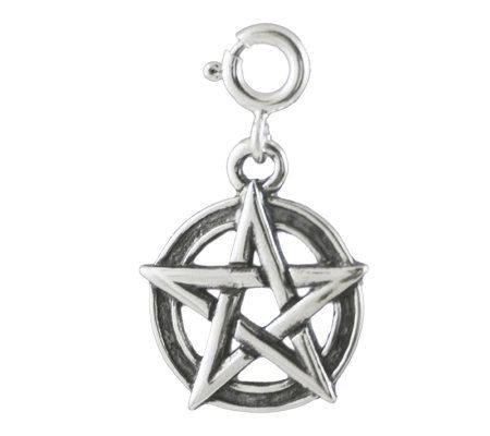 Sterling Dimensional Star Design Charm - QVC.com