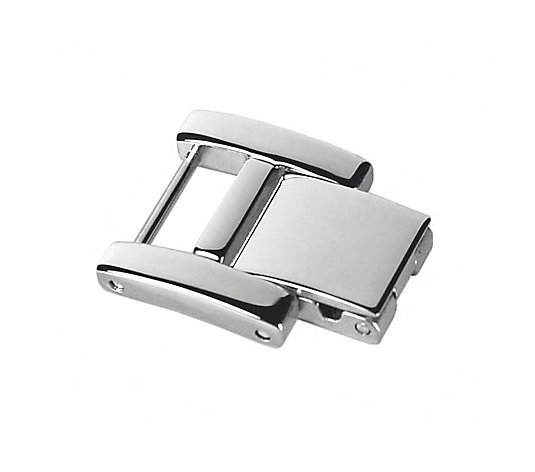 Ecclissi Silvertone Stainless Steel Watch Extender Clasp 
