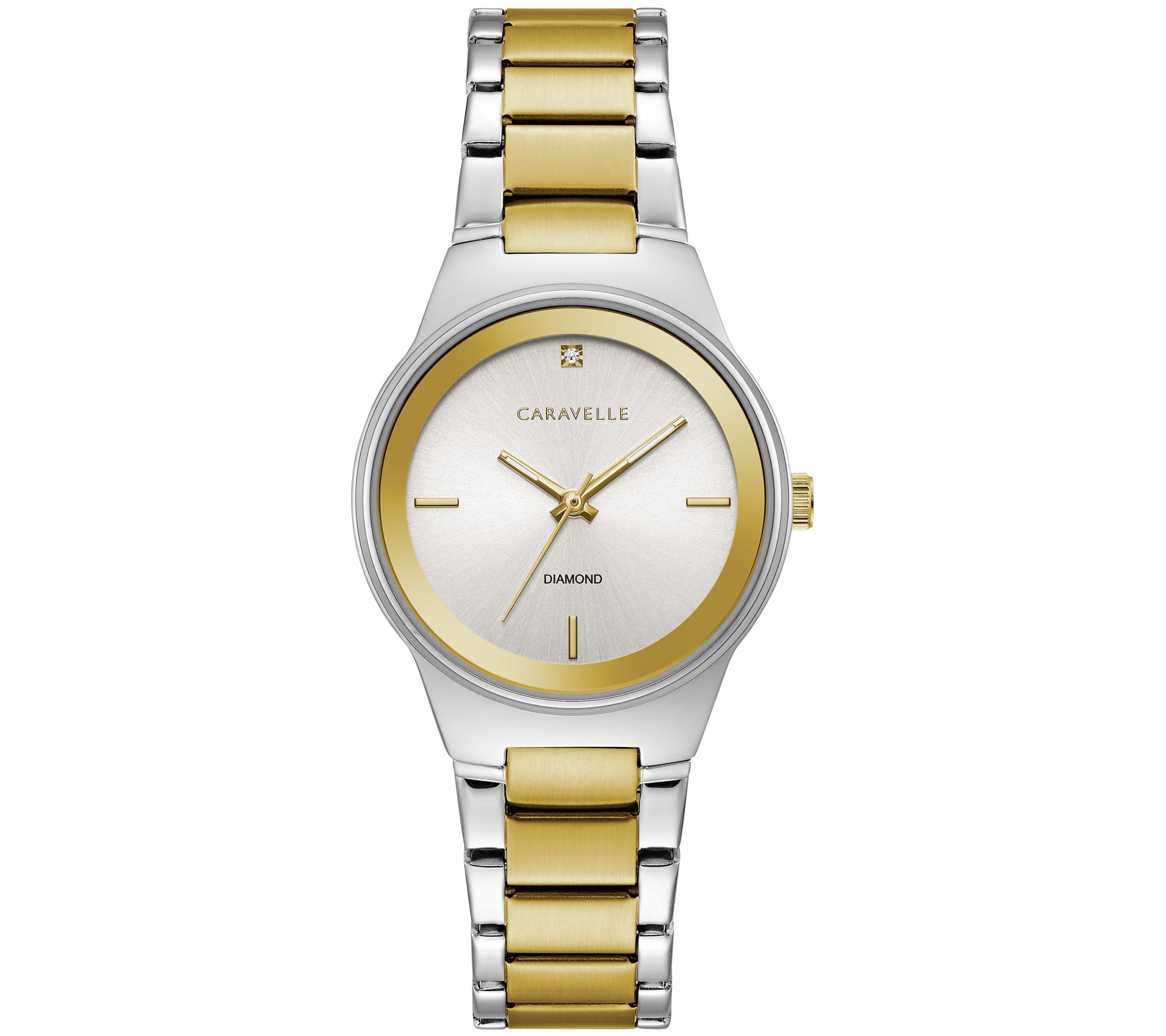 Caravelle by Bulova Women's Stainless Diamond Accent Watch