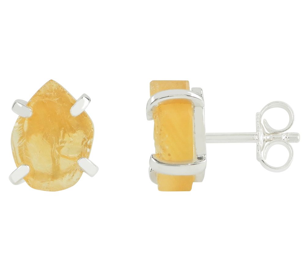 Affinity Gems Sterling Silver Gemstone Stud Ear rings