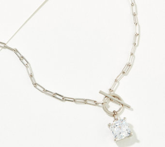 Hello Kitty Sterling Silver Signature Tag Diamond Cut 20" Bead Chain QVC