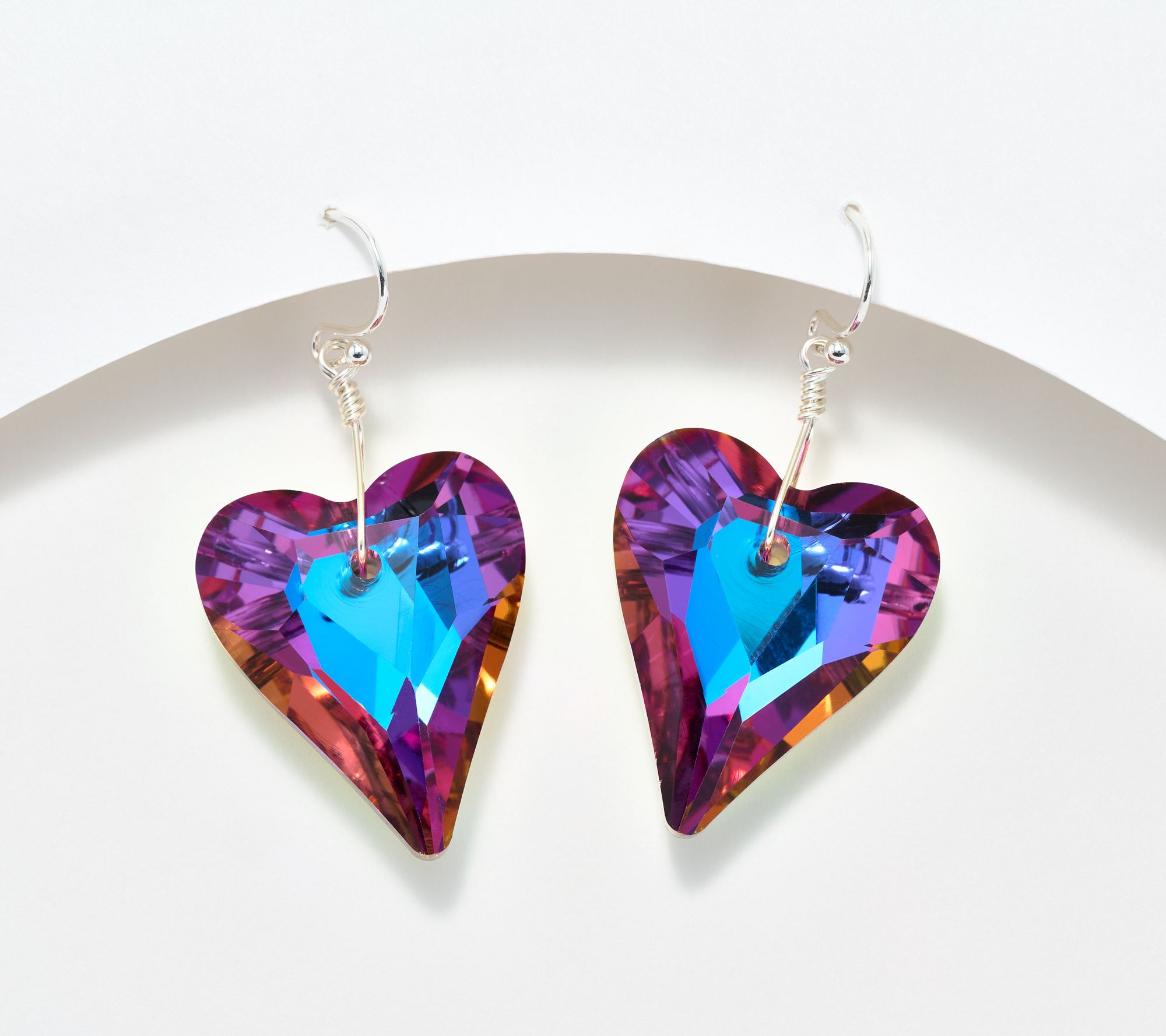  Kirks Folly Aphrodite Crystal Heart Earrings
